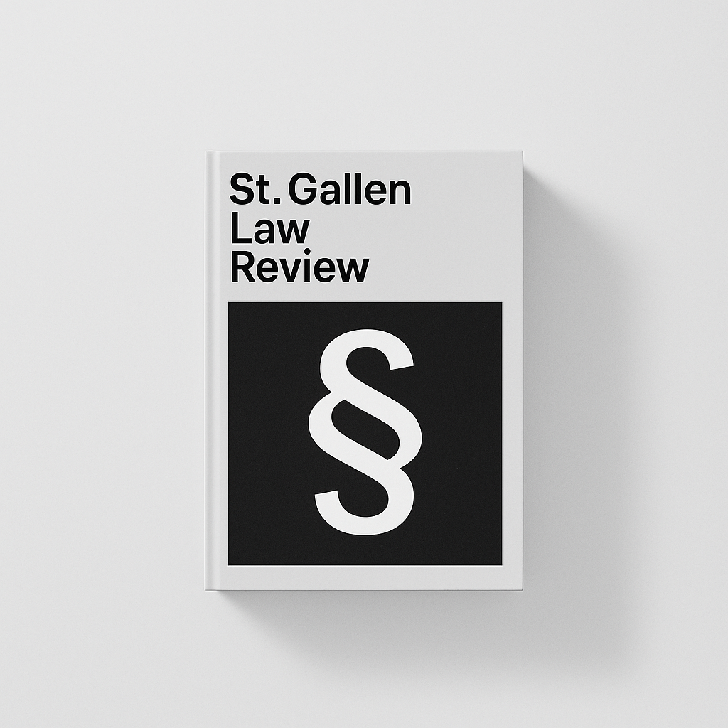 Logo der St. Gallen Law Review